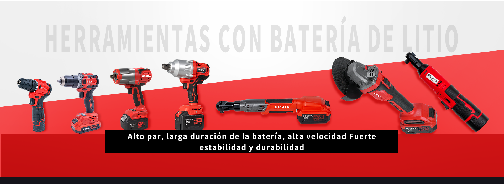 HERRAMIENTAS CON BATERÍA DE LITIO