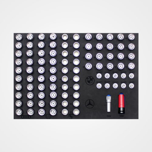 Juego de tornillos antirrobo de estilo europeo de 92 piezas Juego De Tornillos Antirrobo De Estilo Europeo De 92 Piezas