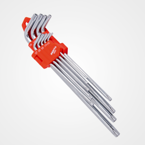Juego De 9 Llaves Torx Perforadas Especialmente Largas (espejo)