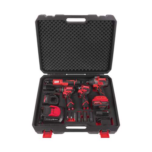 E-8018S 21件锂电四合一电动工具套装主图 E 8018s 21件锂电四合一电动工具套装主图